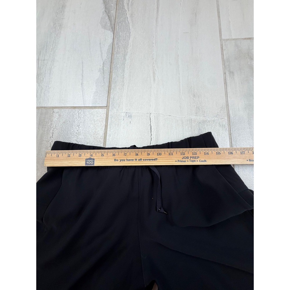 Lululemon On the Fly 7/8 Pant Black High Rise Drawstring Trousers Size 8 - Picture 4 of 7